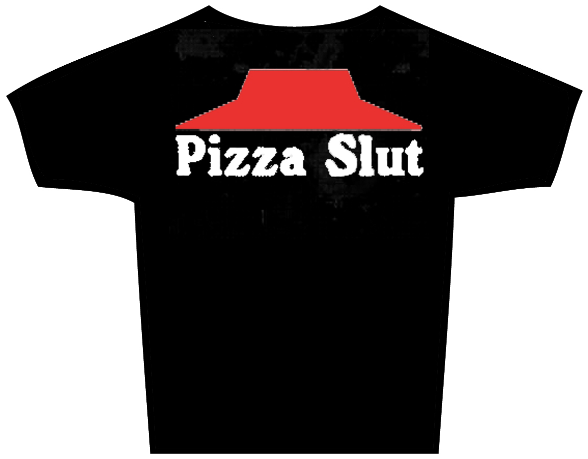 T-Shirt "pizza slut"